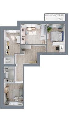 Купить 3-комнатную квартиру